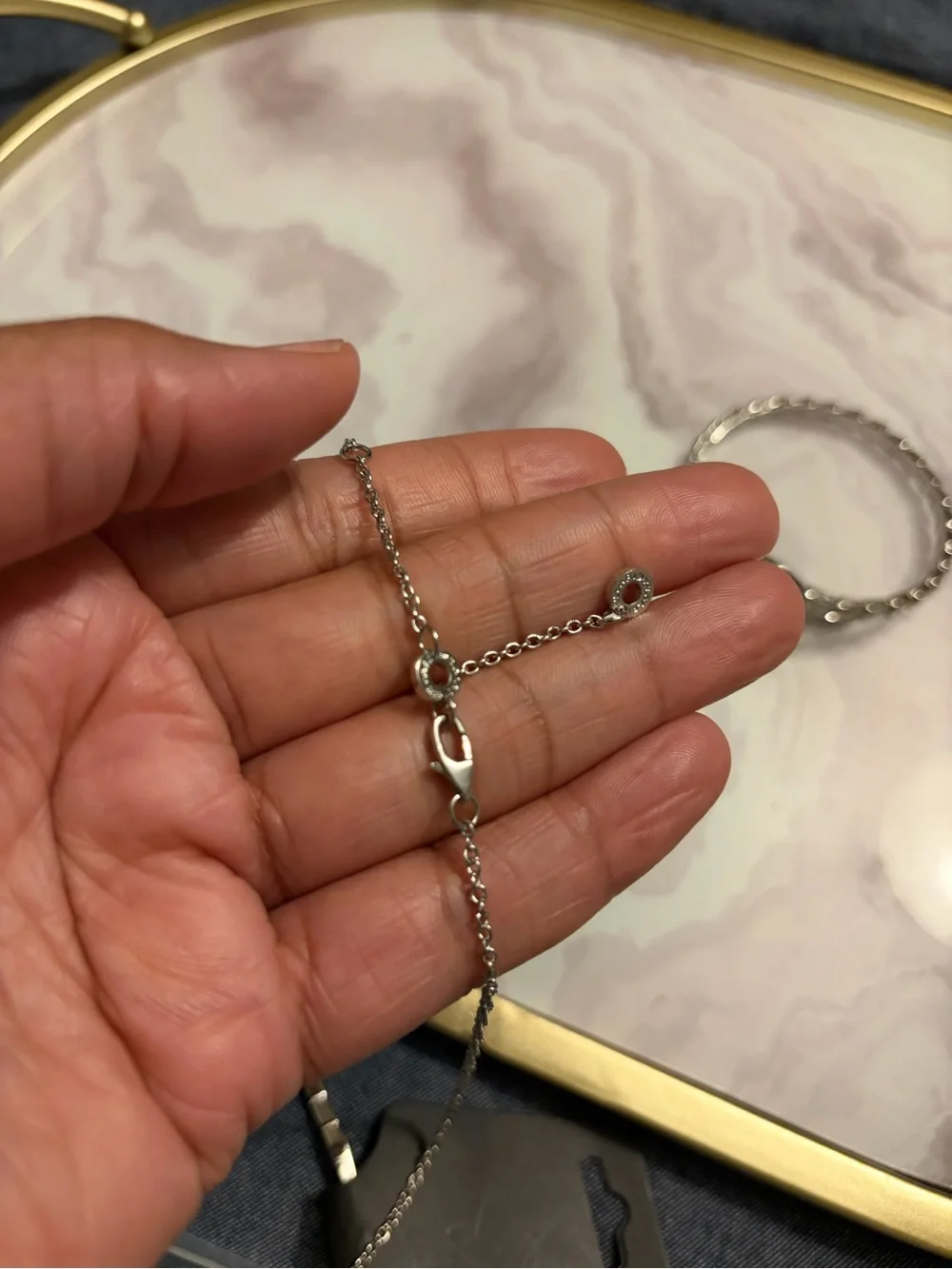 Silver Crystal Halo Snake Bangle Bracelet - Women Jewelry